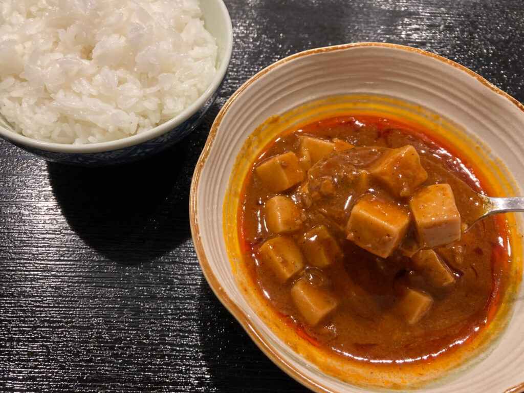 ハウス食品のしあわせの激辛麻婆豆腐