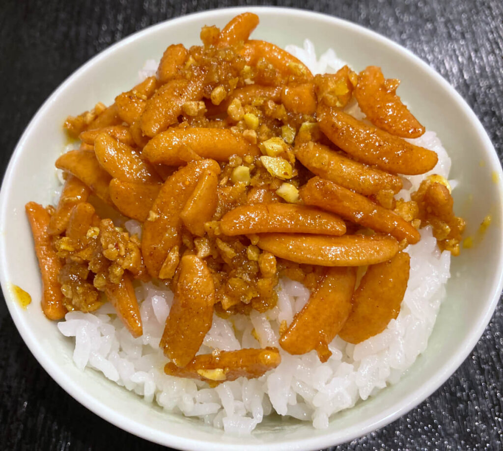 阿部幸製菓の柿の種のオイル漬け