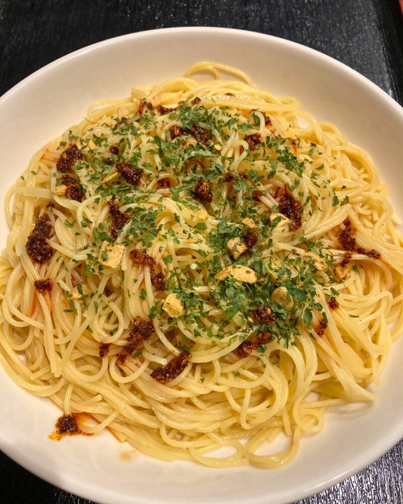 桃屋の辛さ増し増し香ばしラー油